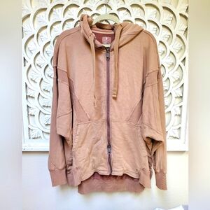 Free People Movement All Your Love Hoodie Oversized Slouchy Medium Distressed